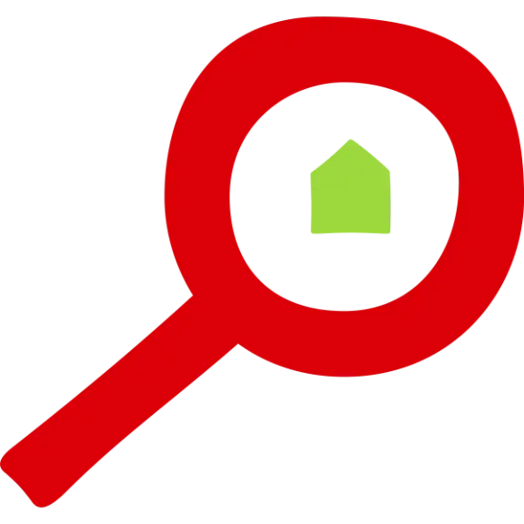 Hand drawn icon magnifying glass